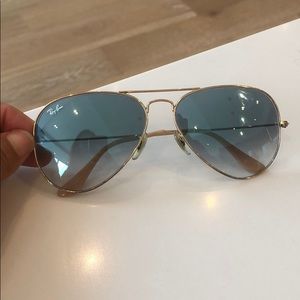 Ray Ban gradient aviators